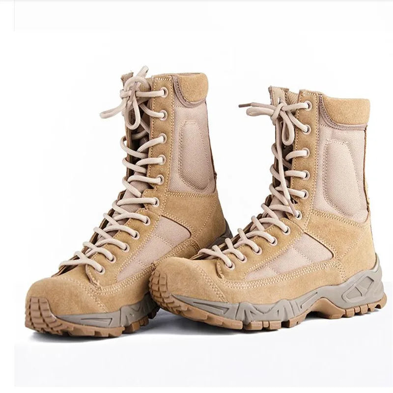 Army Combat Leather Boots