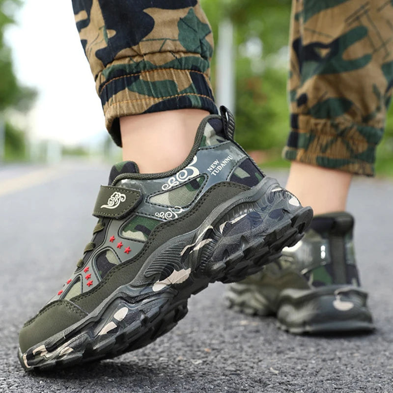 Autumn Winter Camouflage Childrens Shoes