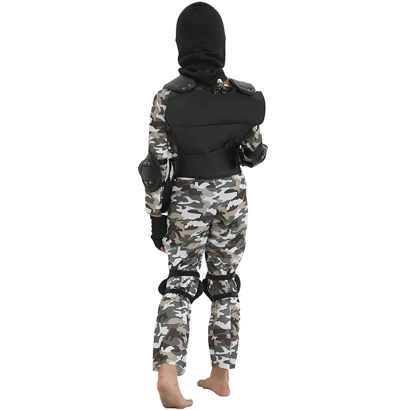 Boys Camouflage SWAT Uniform