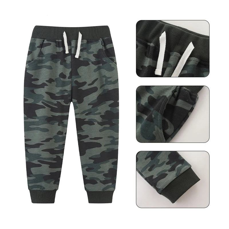 Boys Camouflage Sweatpants