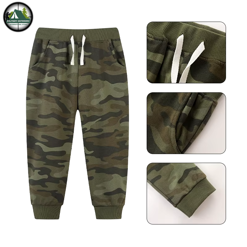 Boys Camouflage Sweatpants