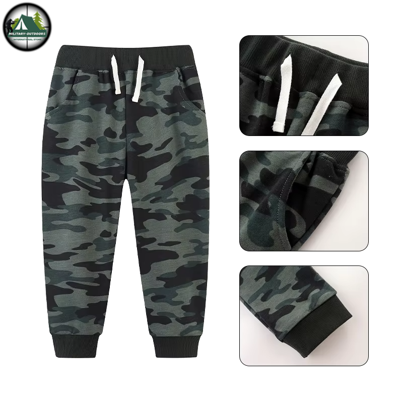 Boys Camouflage Sweatpants