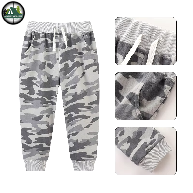 Boys Camouflage Sweatpants