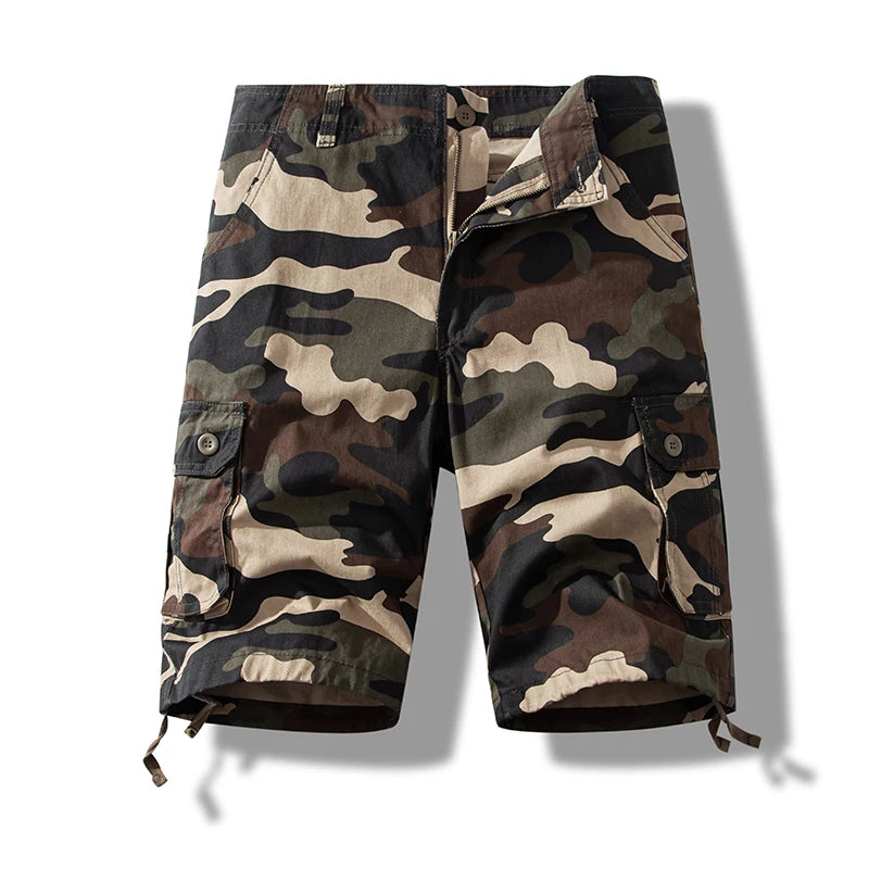 Camo Cotton Shorts