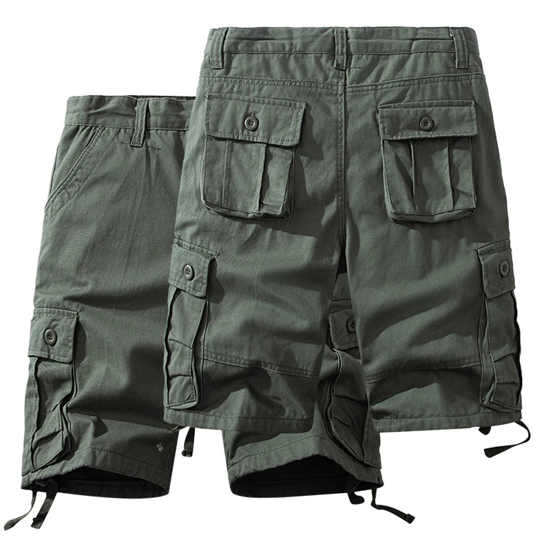 Camo Cotton Shorts