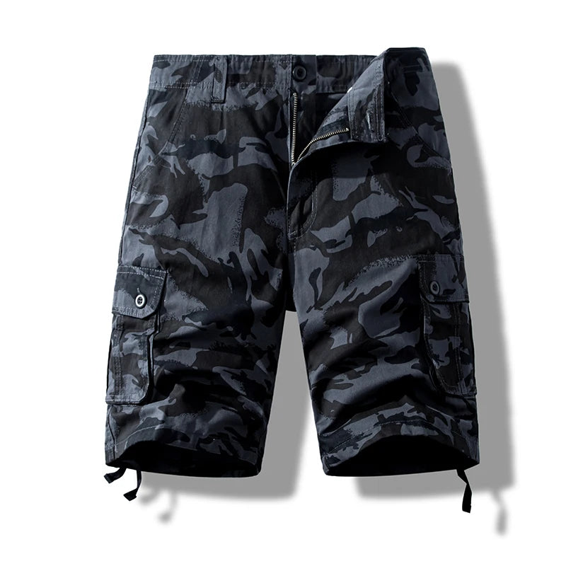 Camo Cotton Shorts