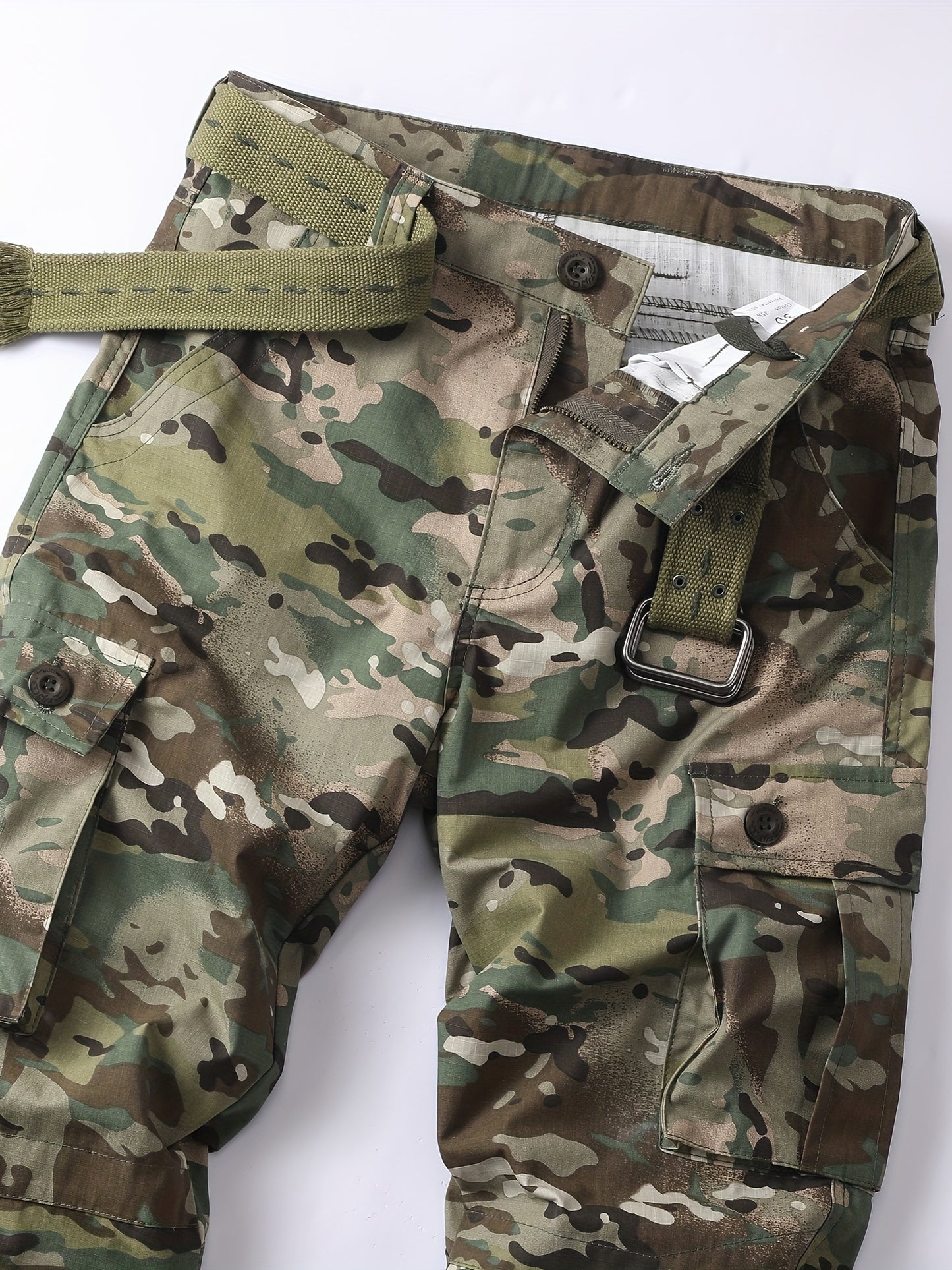 Camo Multi Flap Pockets Pants