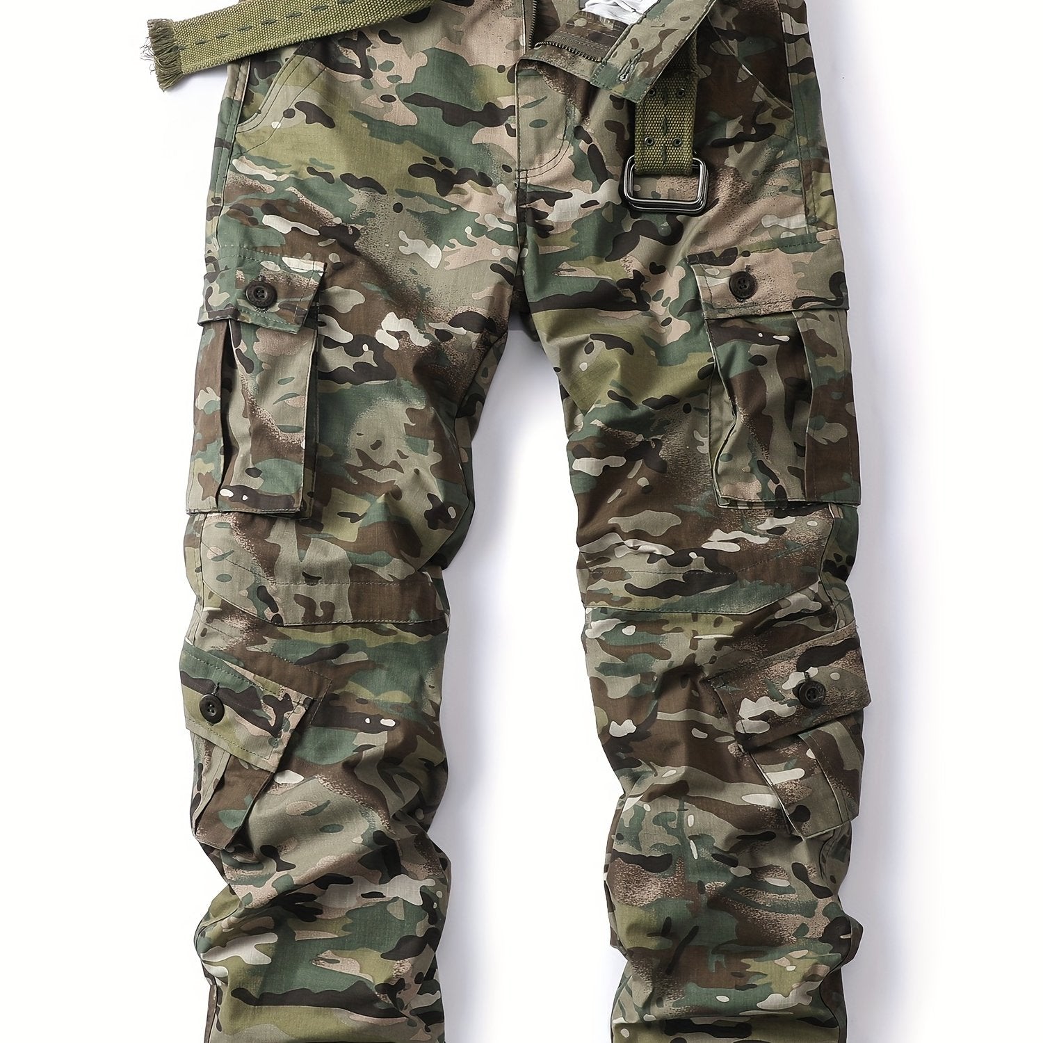 Camo Multi Flap Pockets Pants