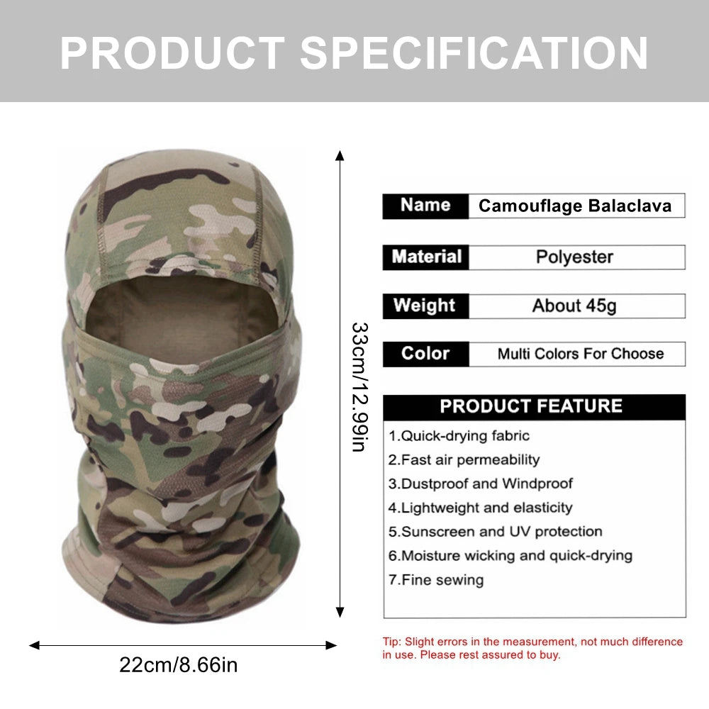 Camouflage Balaclava Full Face Mask