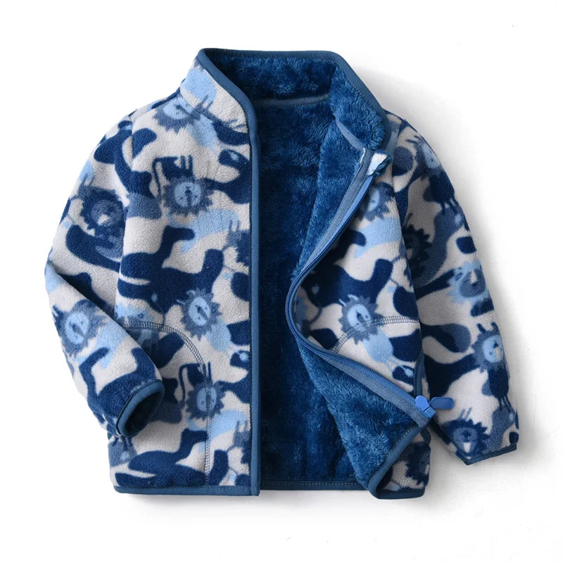 Camouflage Children Fleece Jackets