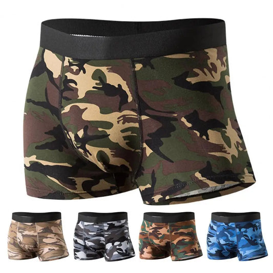 Camouflage Cotton Man Shorts Panties