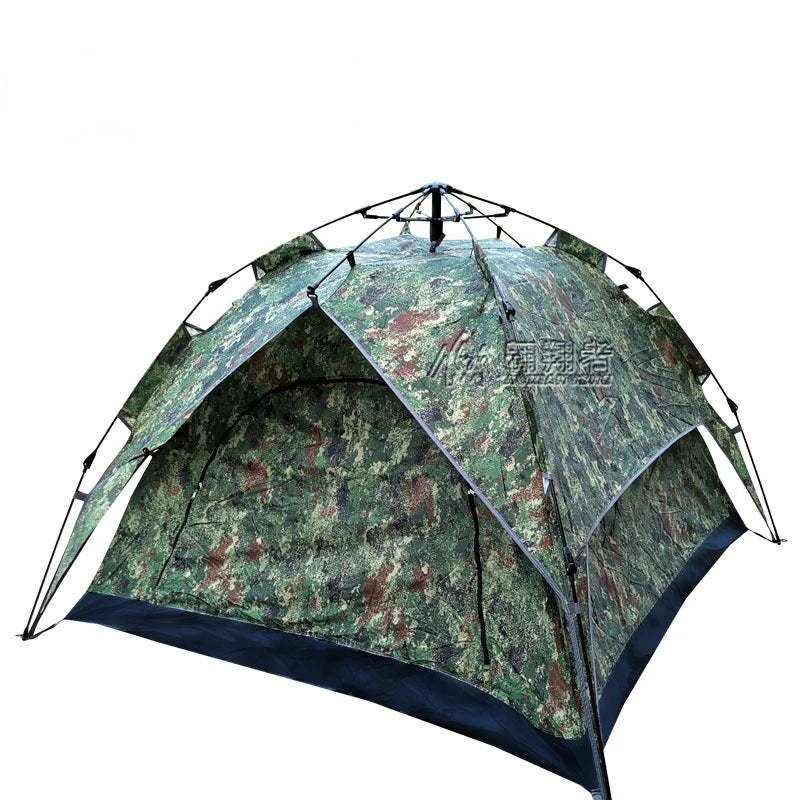 Camouflage Double Decker Automatic Tent for 2-3 Person