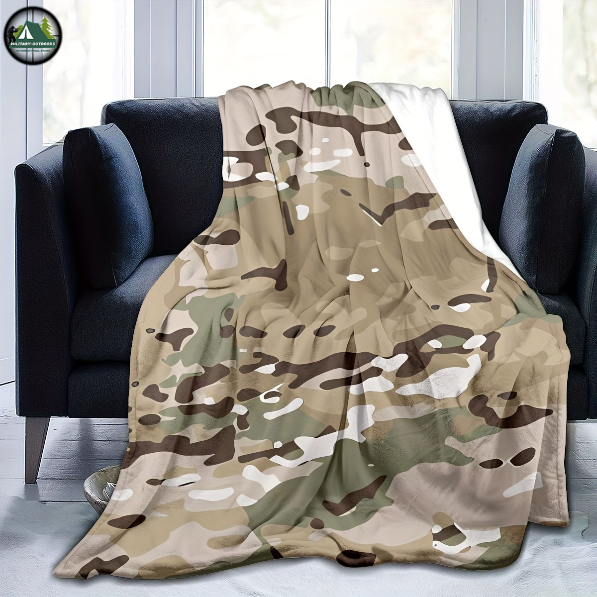 Camouflage Flannel Blanket