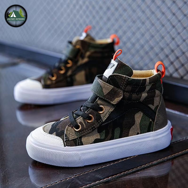 Camouflage High Top Shoes