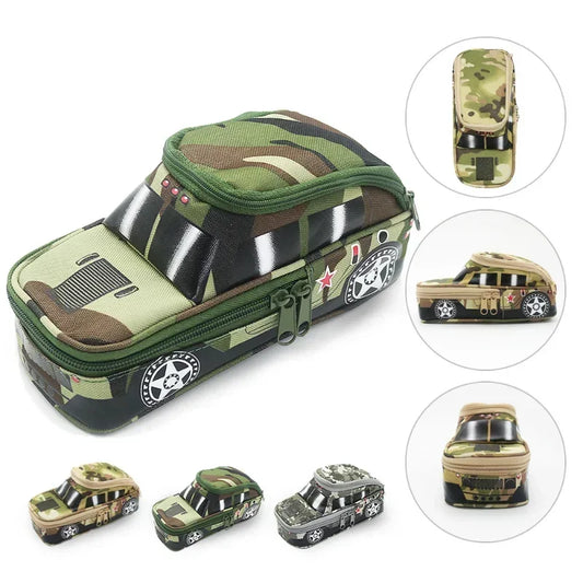 Camouflage Off-road Vehicle Pencil Case