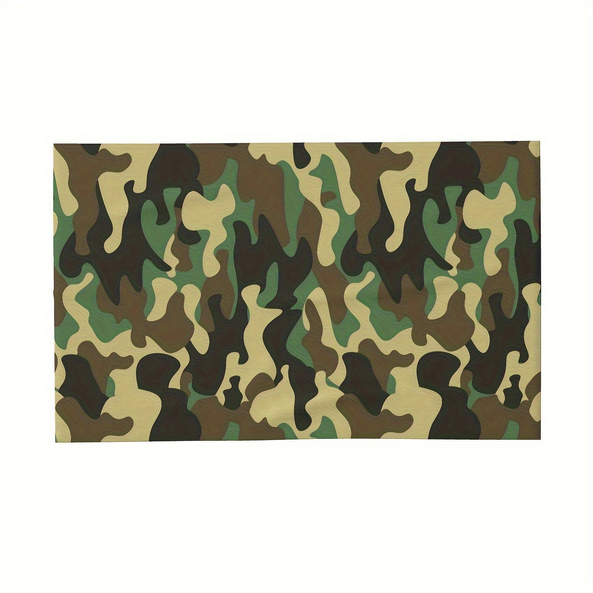 Camouflage Printed Polyester Large Towel