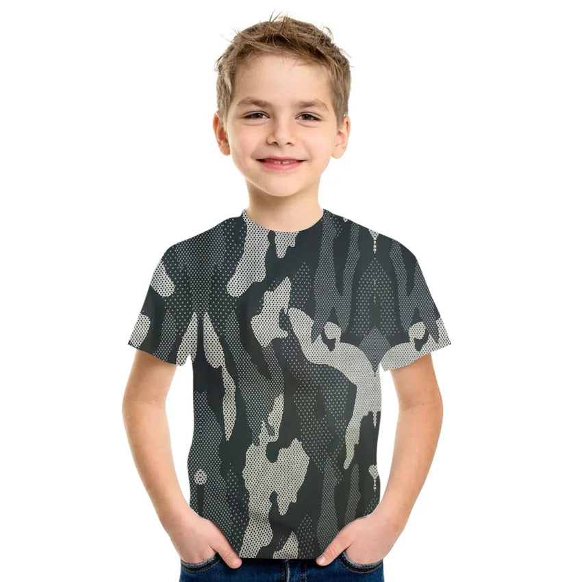 Camouflage  Printing T-Shirt