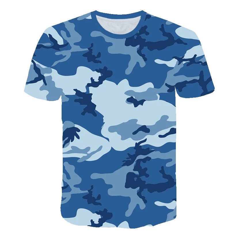 Camouflage  Printing T-Shirt