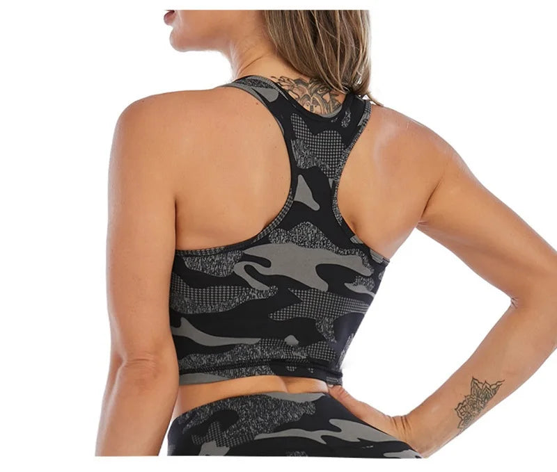 Camouflage Sports Bra