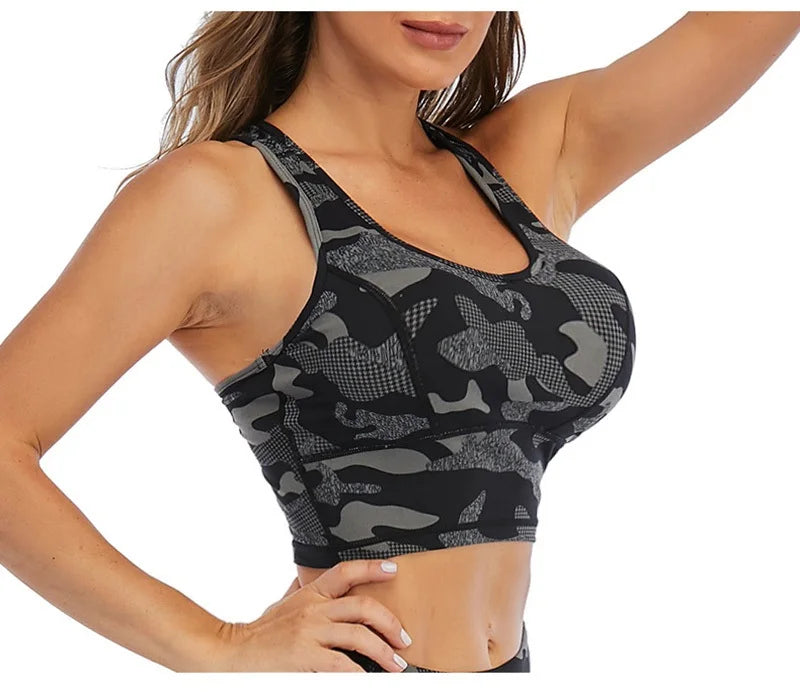 Camouflage Sports Bra