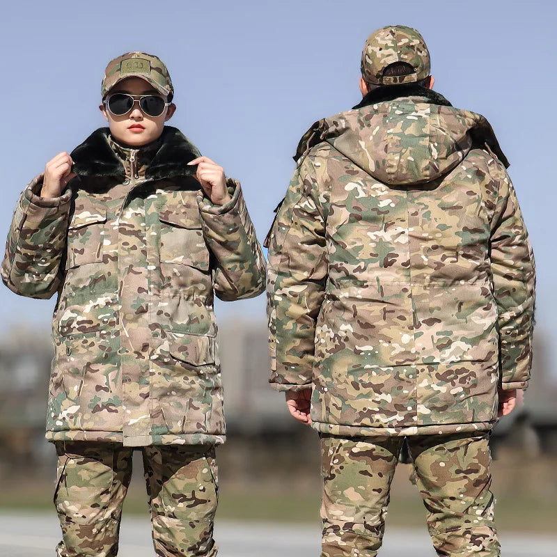 Camouflage  Winter Cotton Coat