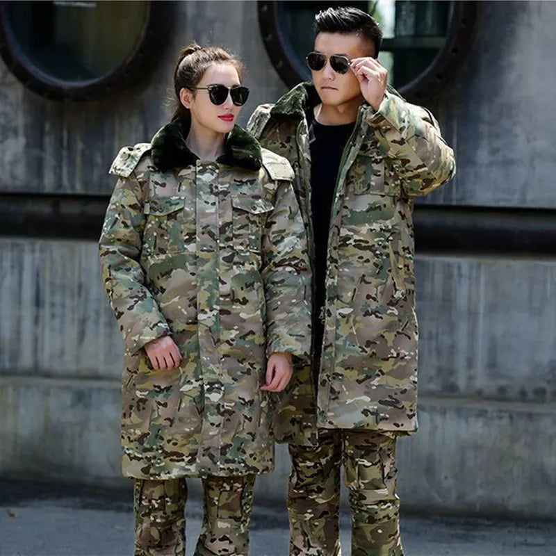 Camouflage  Winter Cotton Coat