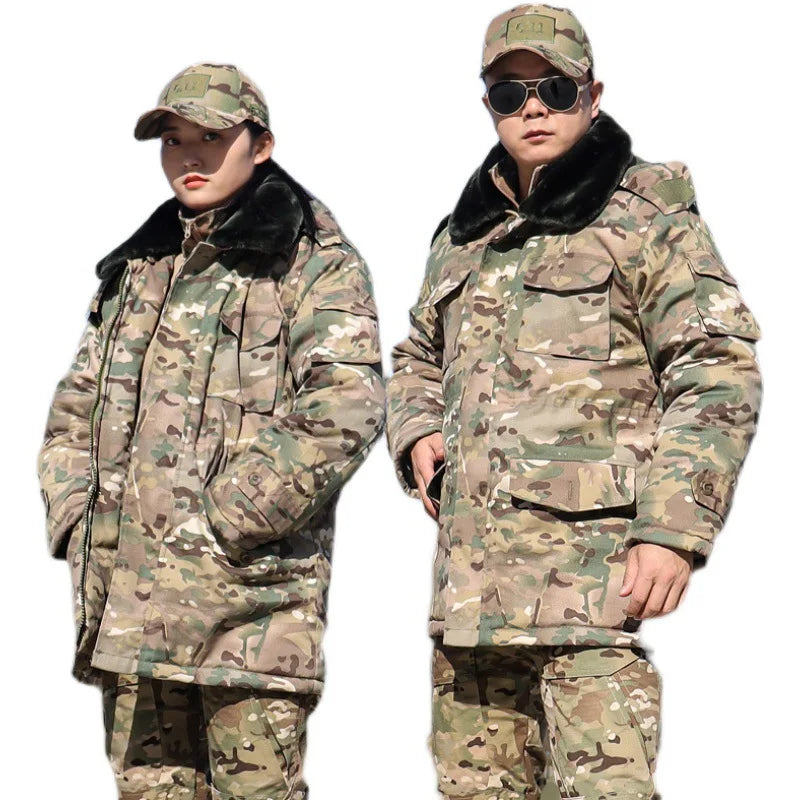 Camouflage  Winter Cotton Coat