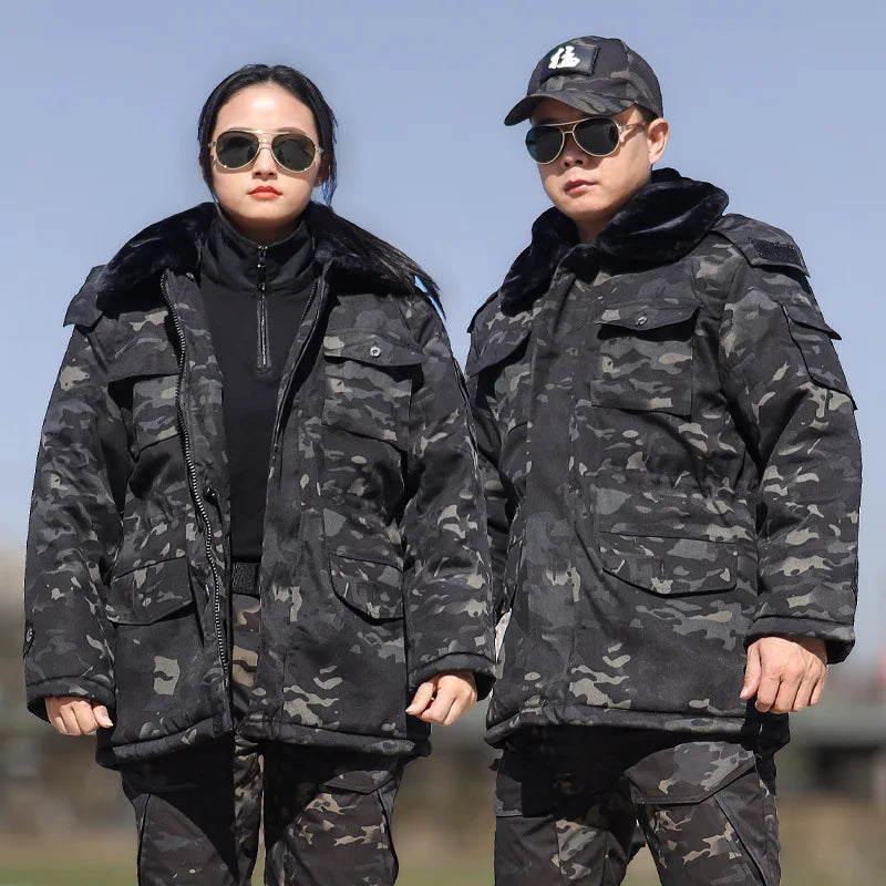 Camouflage  Winter Cotton Coat