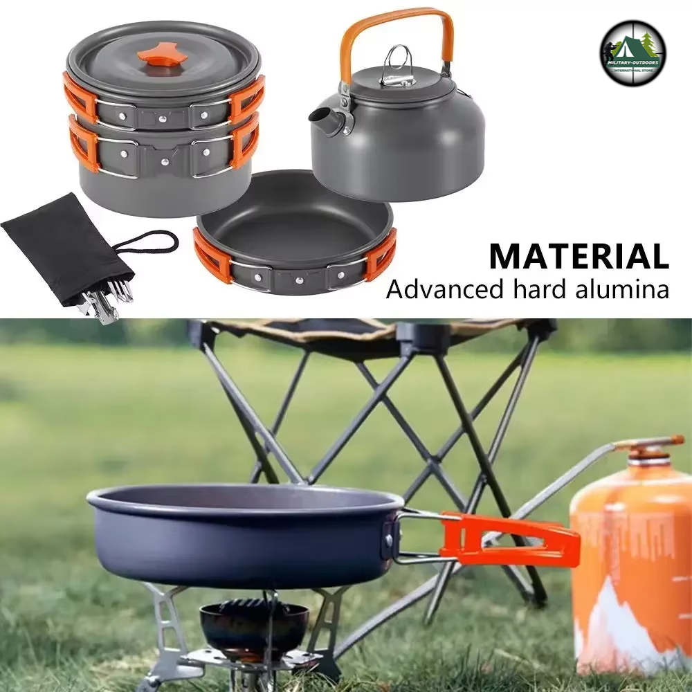 Camping Cookware Aluminum Set