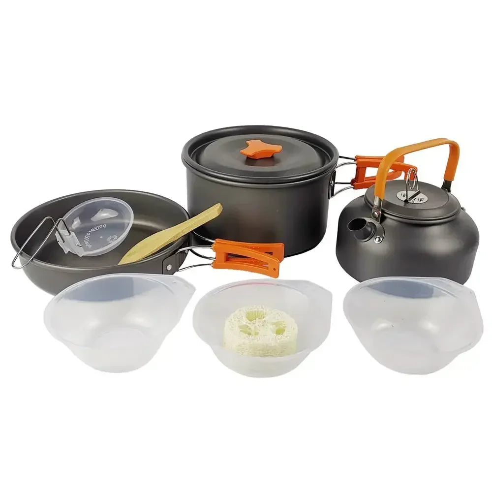 Camping Cookware Aluminum Set