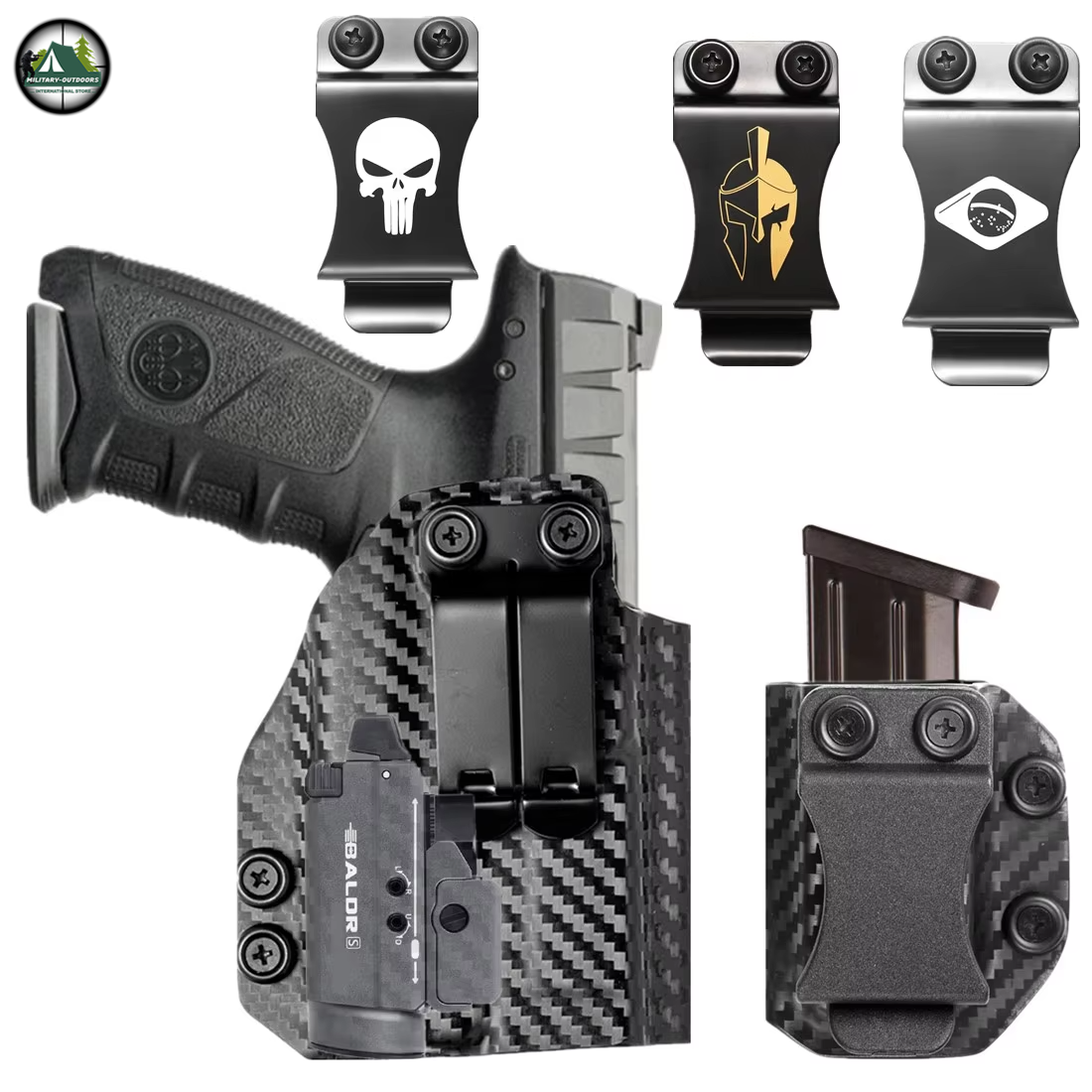 Carbon Holster For Beretta APX Full Size 9mm