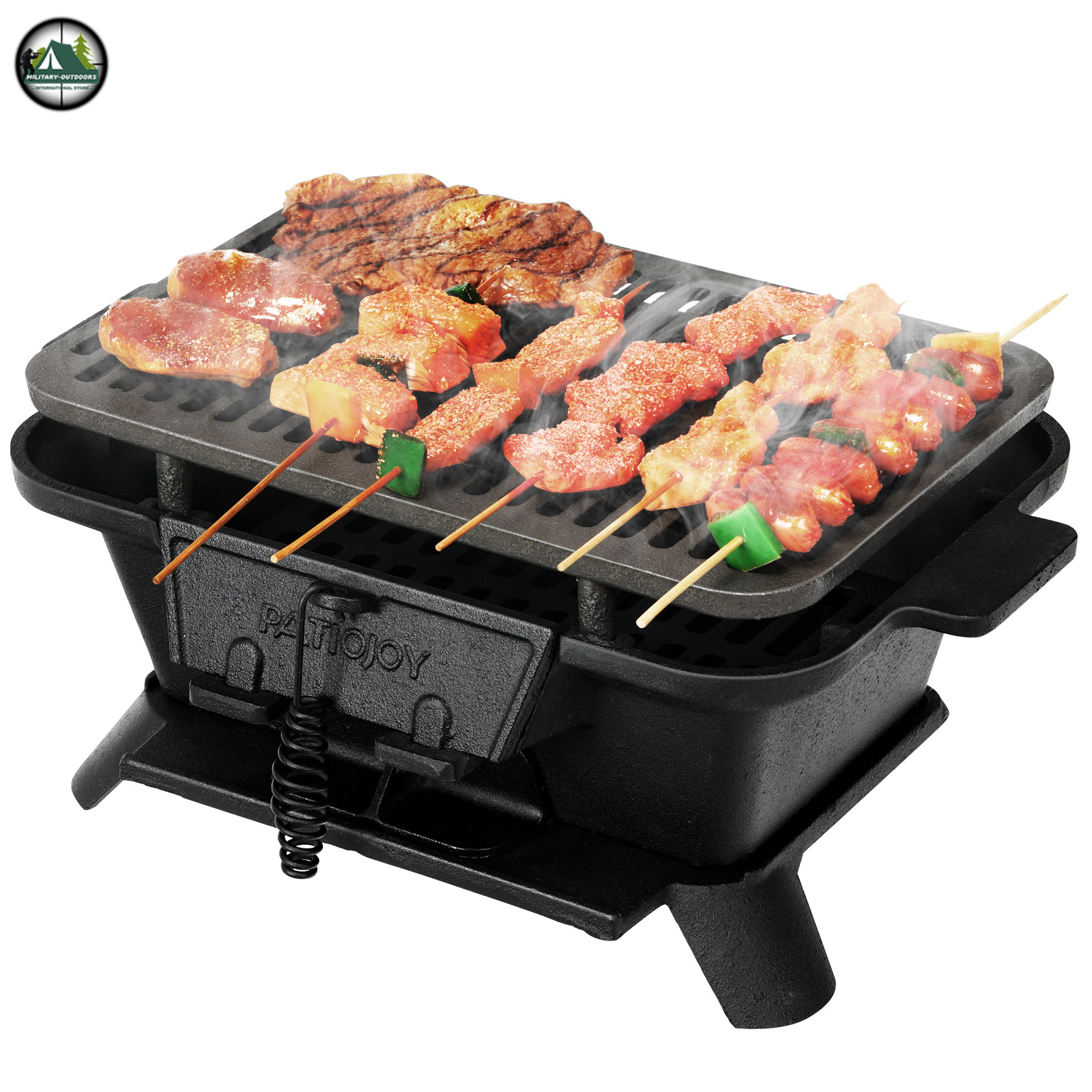 Cast Iron Charcoal Grill