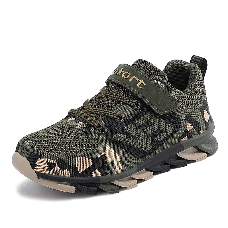 Children Boys Outdoor Camouflage Sneakers