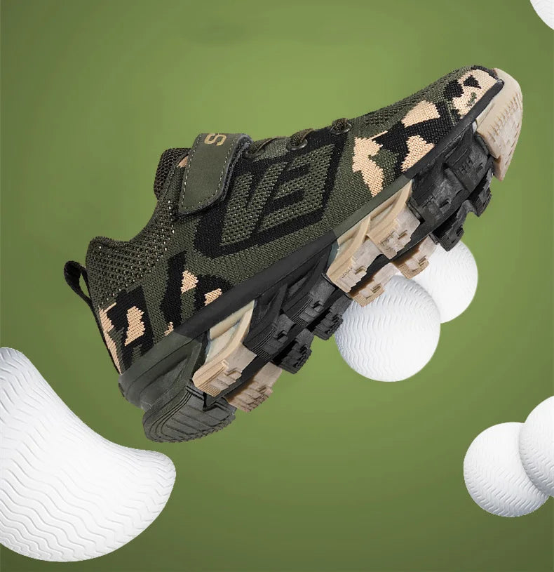 Children Boys Outdoor Camouflage Sneakers