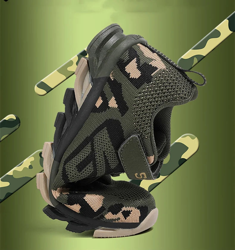 Children Boys Outdoor Camouflage Sneakers