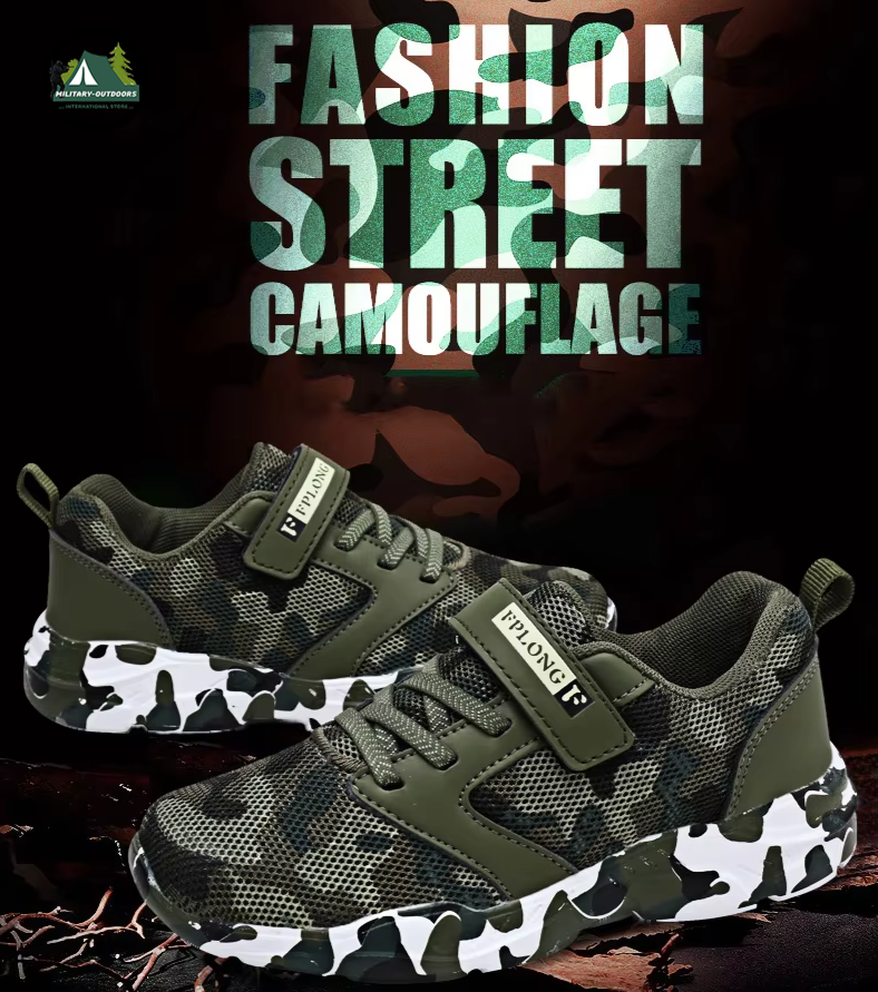 Children Camouflage Sneakers