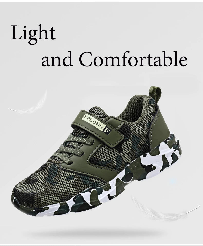 Children Camouflage Sneakers