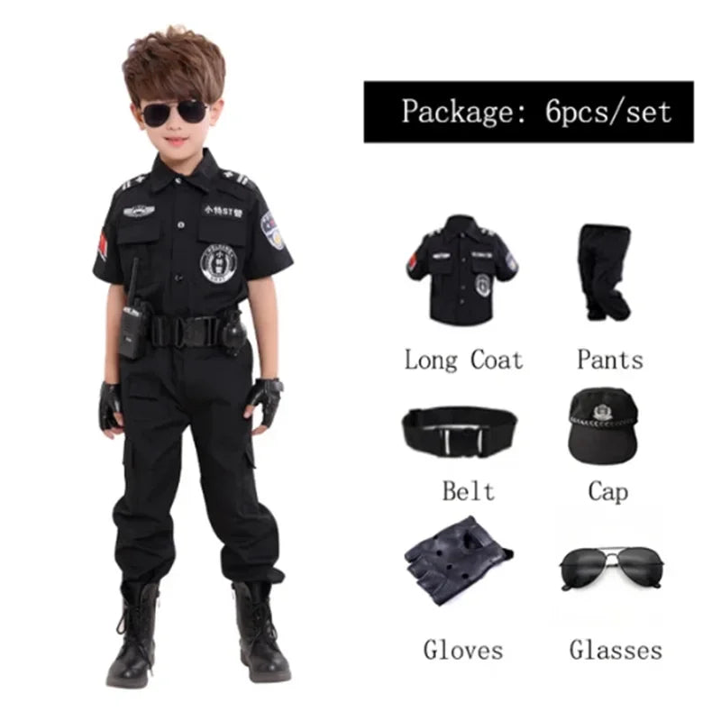 Children Policeman Uniform