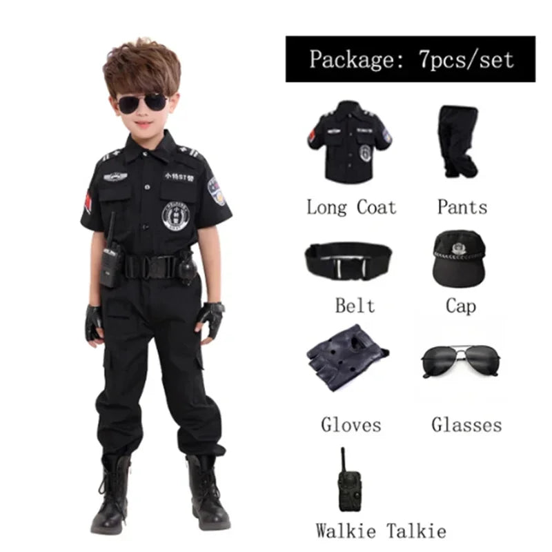 Children Policeman Uniform