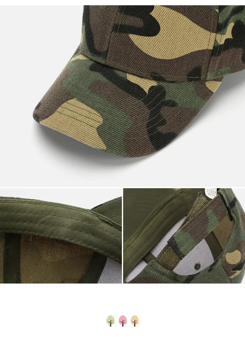 Cotton  Camouflage Military Caps