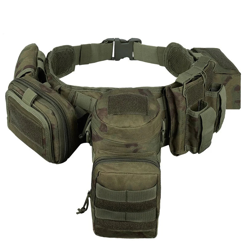 Custom Molle Pockets Tactical Belt