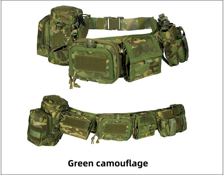 Custom Molle Pockets Tactical Belt