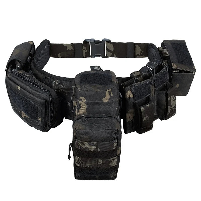 Custom Molle Pockets Tactical Belt