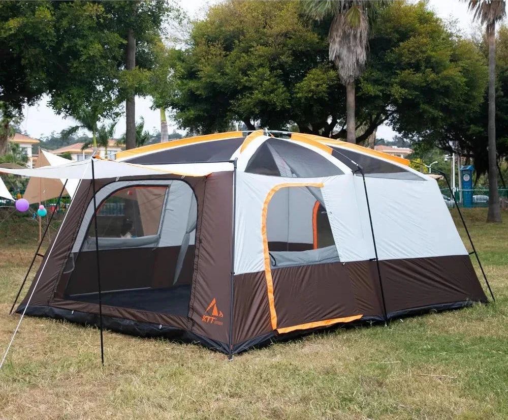 Family Cabin Tent - 2 Rooms  for 10-14 Persons