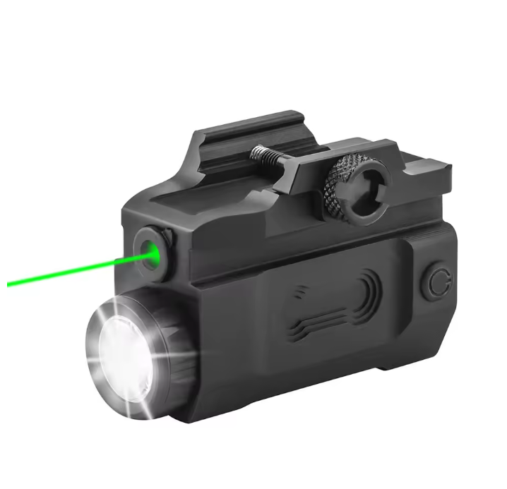 Dual Laser LED Combo Flashlight For 20-21mm Rail