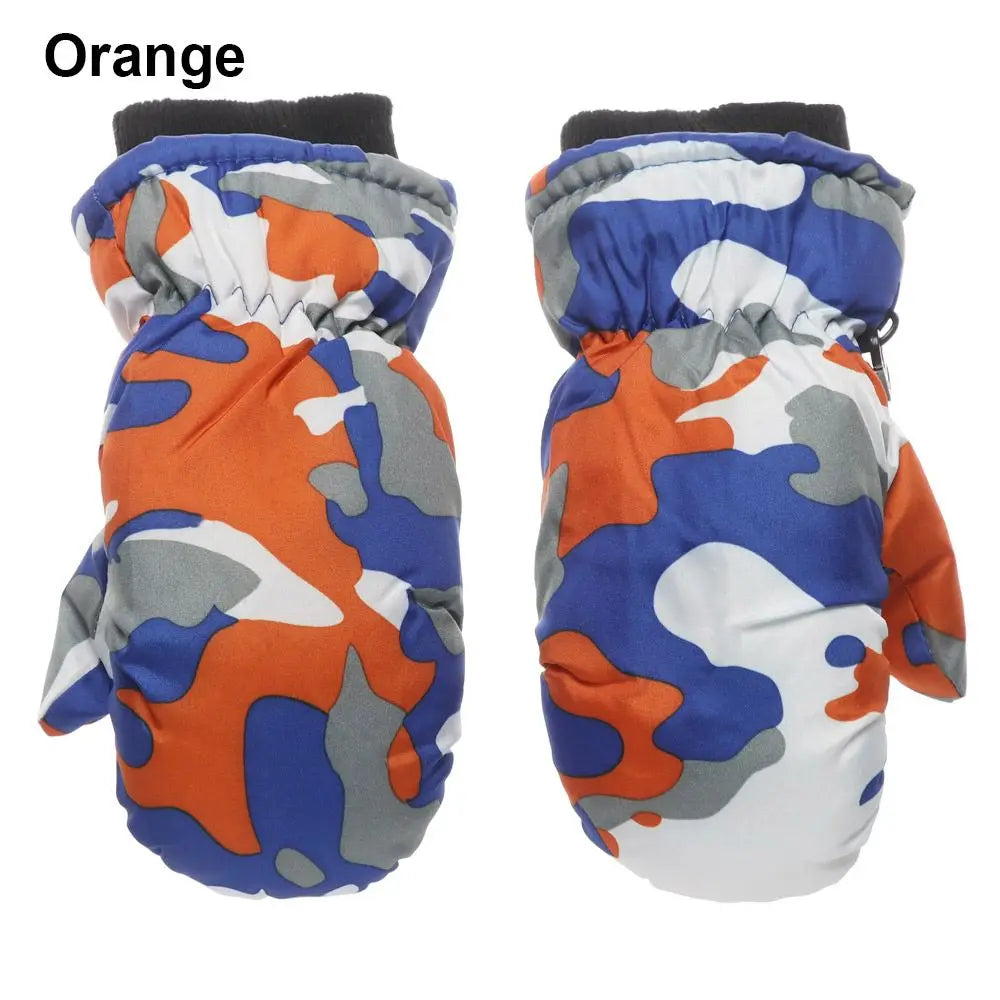 Kids Winter Waterproof Gloves For 2-6 Years Old