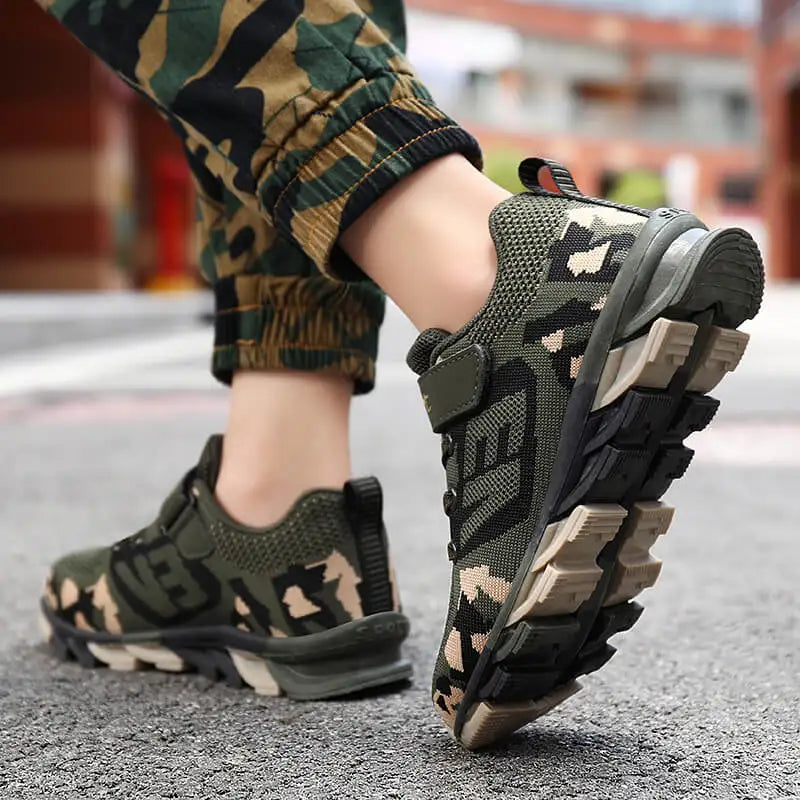 Children Boys Outdoor Camouflage Sneakers