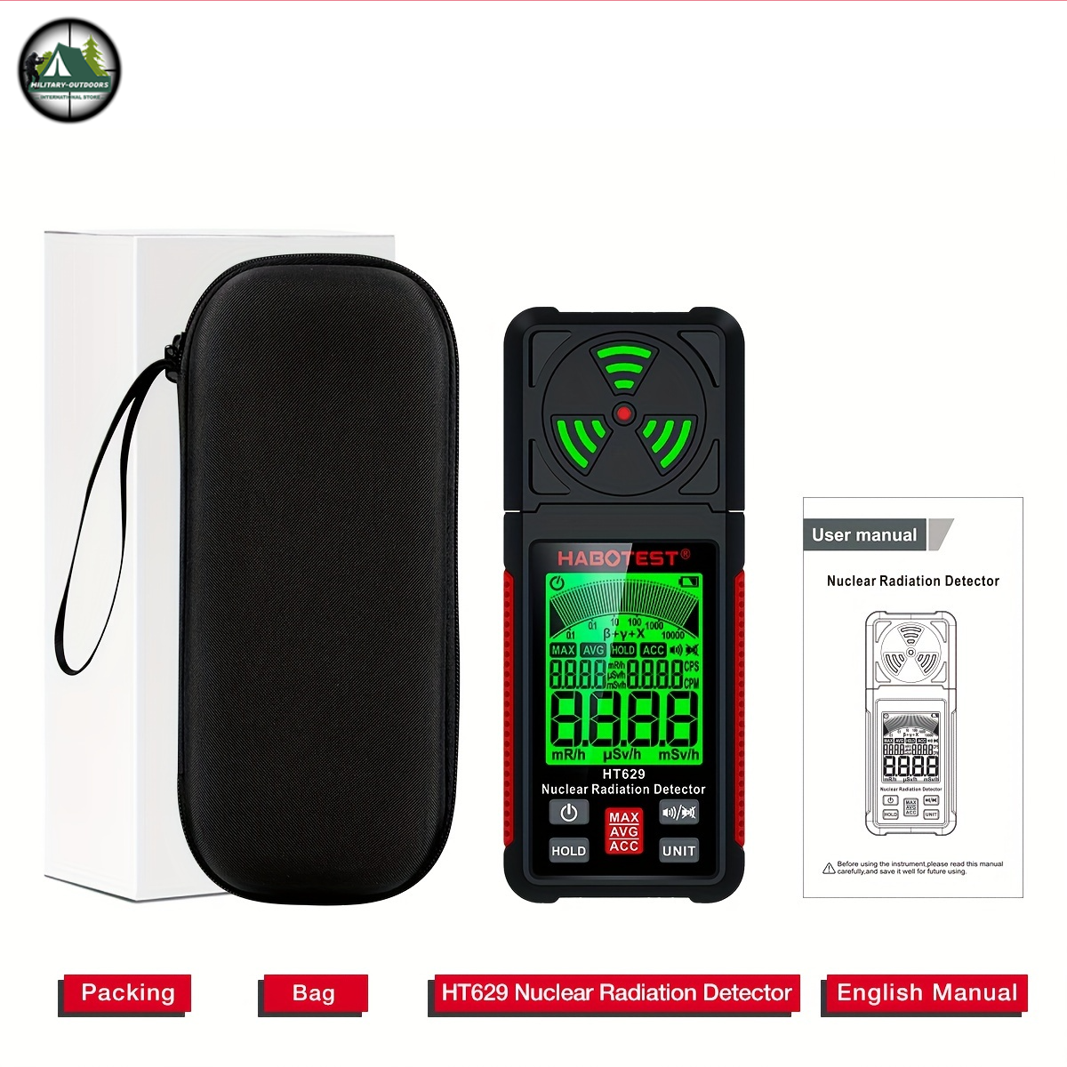 HT629 Radiation Detector X-ray Dosimeter