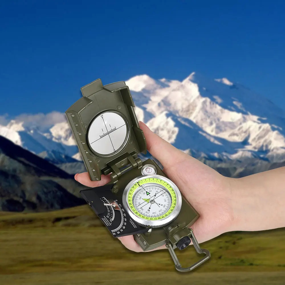 Multifunctional All Metal Military  Compass