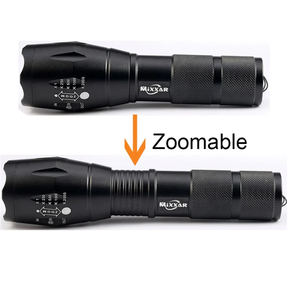 8000LM LED Military Flashlights